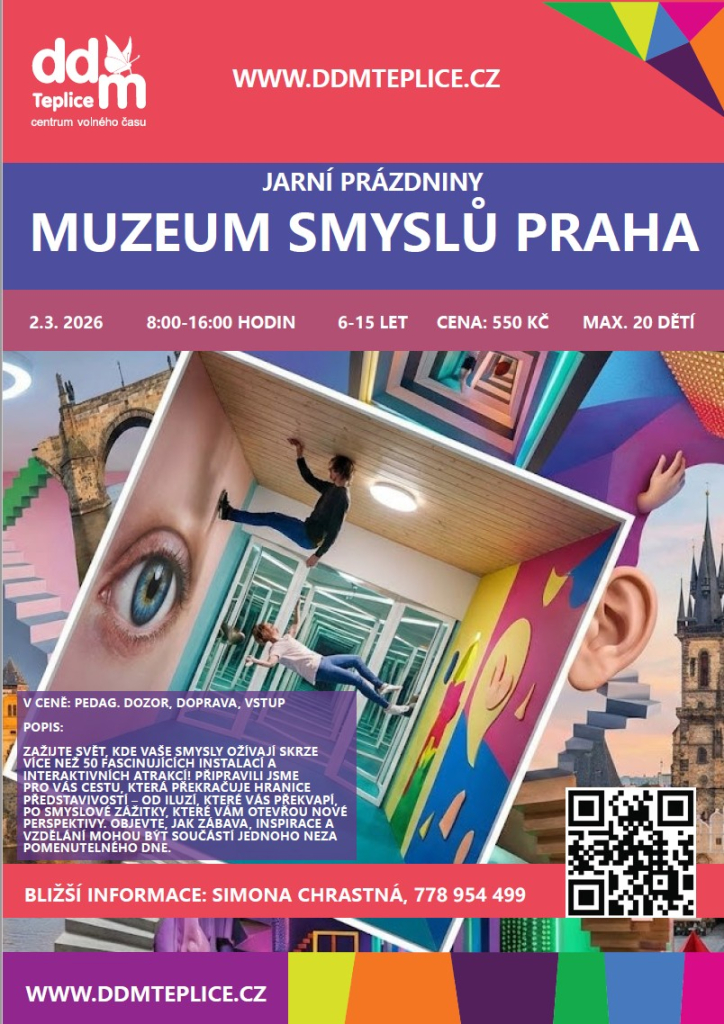 Jarní prázdniny - Muzeum smyslů Praha
