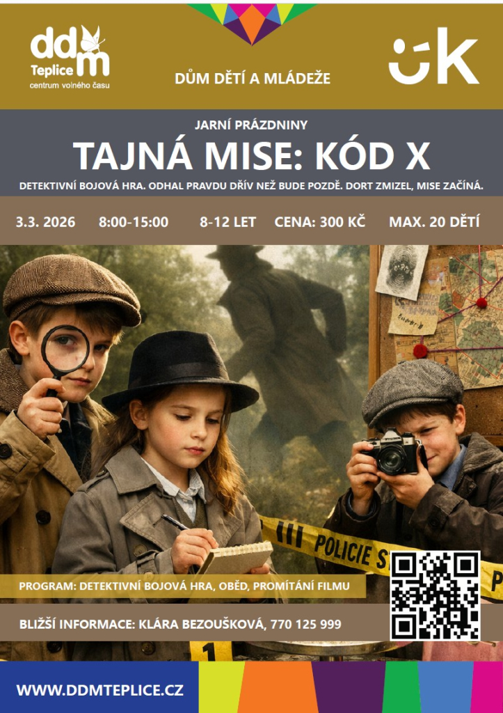 Jarní prázdniny - Tajná mise : Kód X