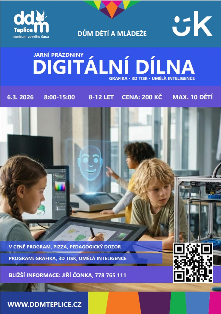 Jarní prázdniny - Digitální dílna