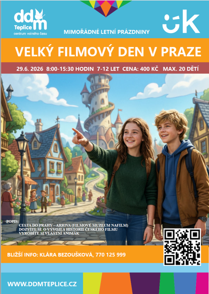 Velký filmový den v Praze - mimořádné letní prázdniny