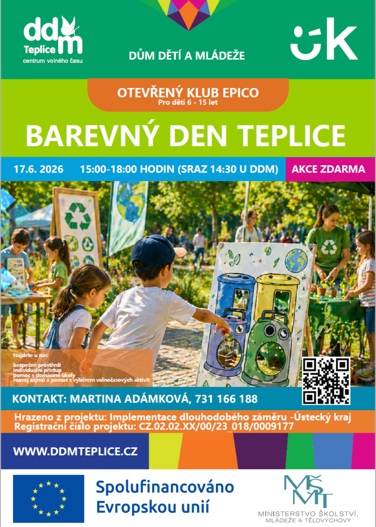Barevný den Teplice - otevřený klub Epico