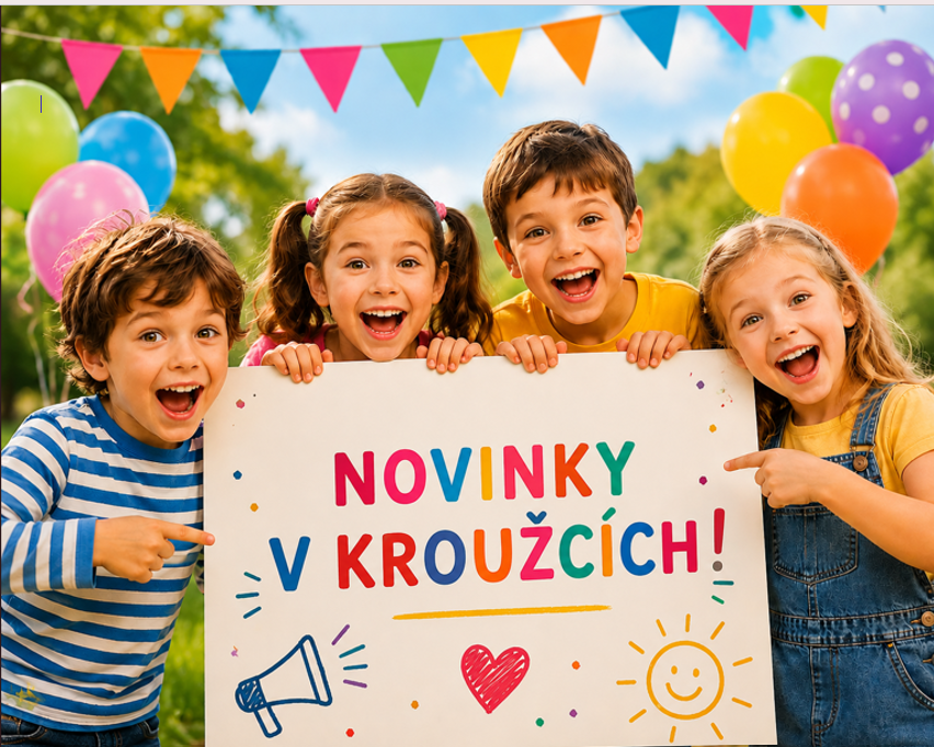 Novinky v nabídce zájmových kroužků!