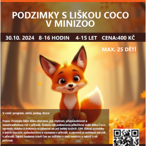 Podzimky s liškou Coco v minizoo