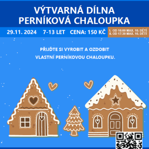 Výtvarná dílna - Perníková chaloupka I.