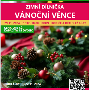 Zimní dílnička - Vánoční věnce