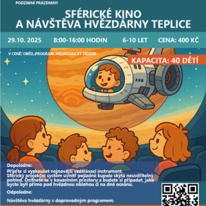 Sférické kino a návštěva hvězdárny