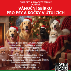 Vánoční sbírka pro psy a kočky v útulcích