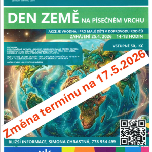 Změna termínu akce Den Země na Písečném vrchu