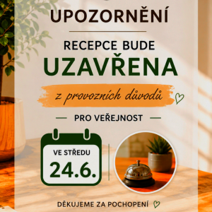 Upozornění pro návštěvníky