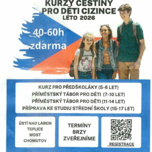 Poradna pro integraci otevírá kurzy češtiny pro děti cizinců