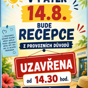 Upozornění pro návštěvníky 